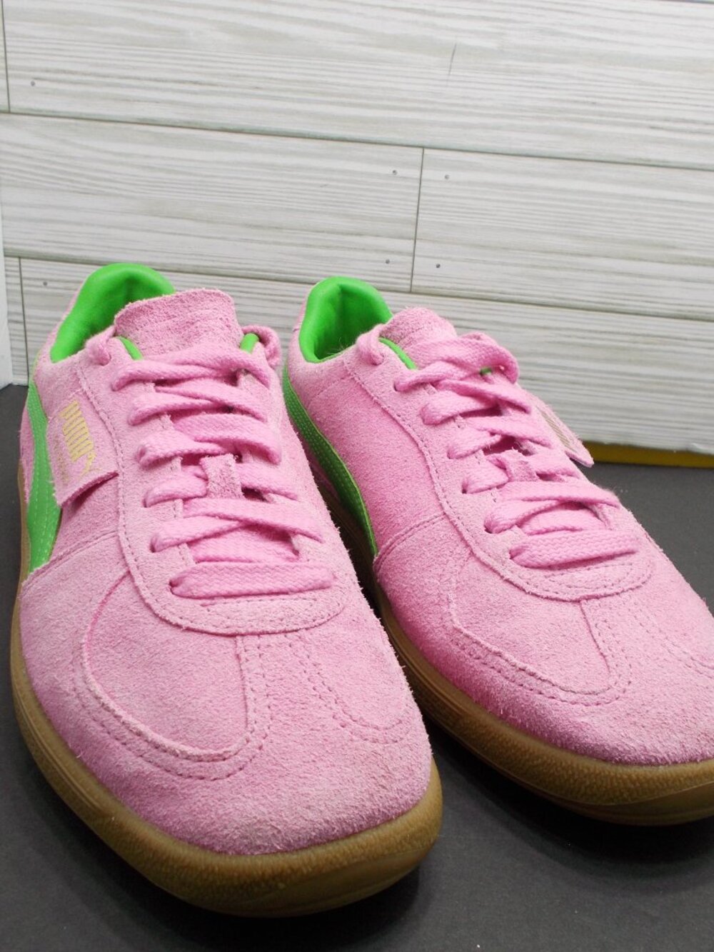 Puma Palermo Pink Suede Shoes 397858-01 Women's 9.5 - Picture 3 of 6